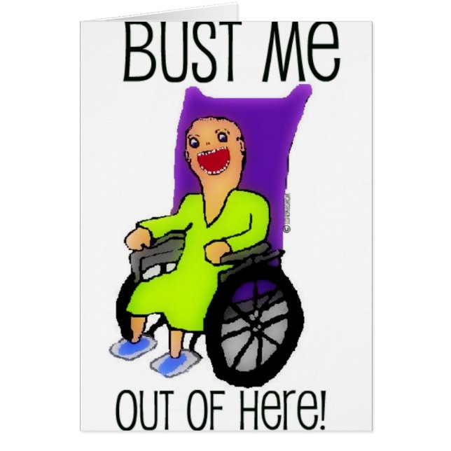 Un paciente enojado quiere salir (Frente)