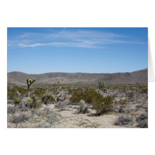 un paisaje desértico con algunos cactus alrededor