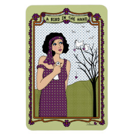 Un pájaro en el imán Hand_A_ Flex 4"x6"