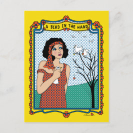 Un pájaro en la postal Hand_B_