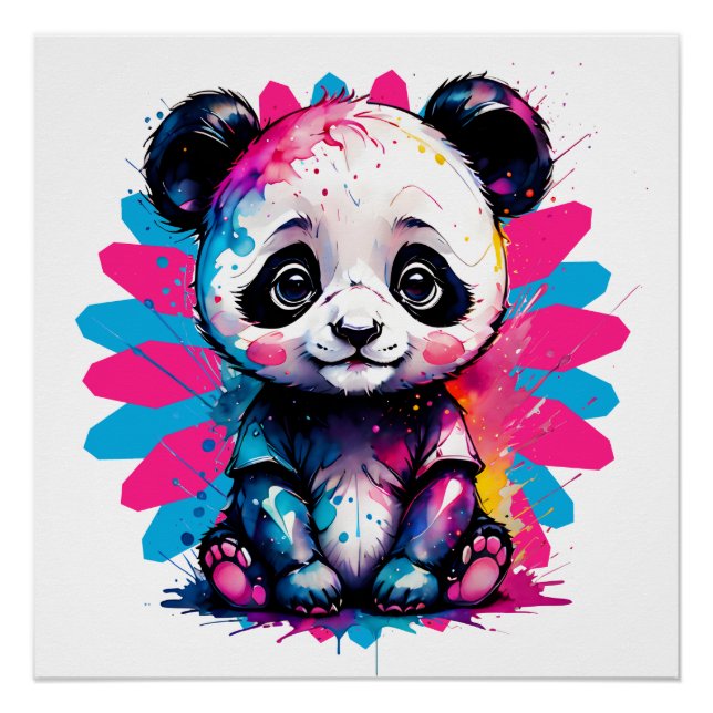 Un Panda Personalizado no 1 Poster brillante (Anverso)