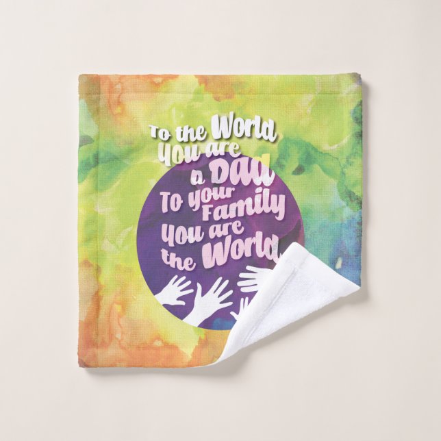 Un papá amoroso (Toallita)