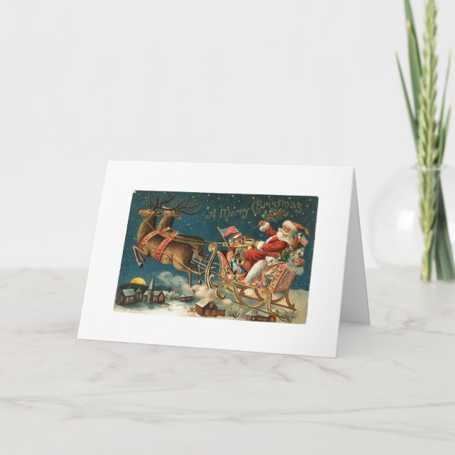 Un Papá Noel Feliz de Navidad (Anverso)