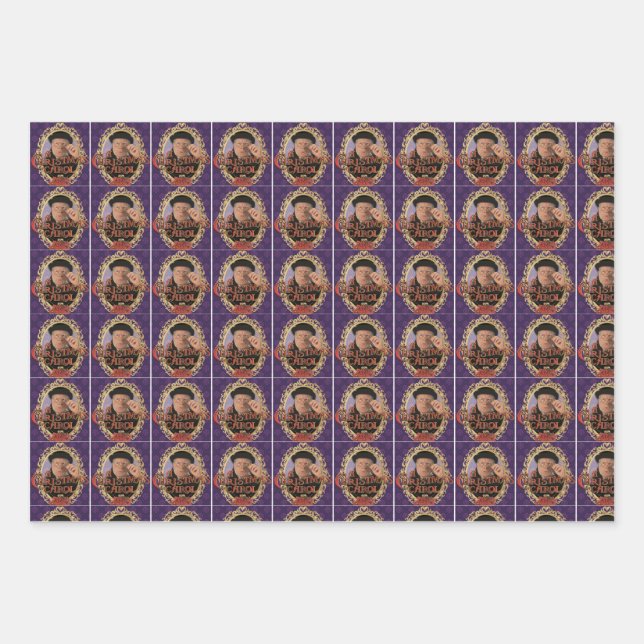 Un papel envolver a los Navidades (Anverso)