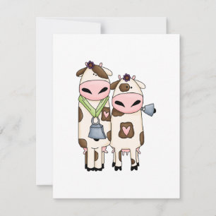 un par de lindas vacas moo