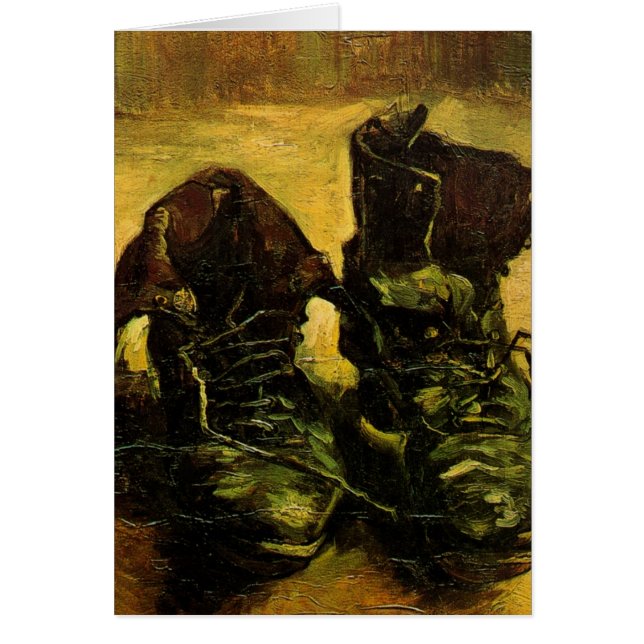 Un par de zapatos por Vincent van Gogh (Frente)