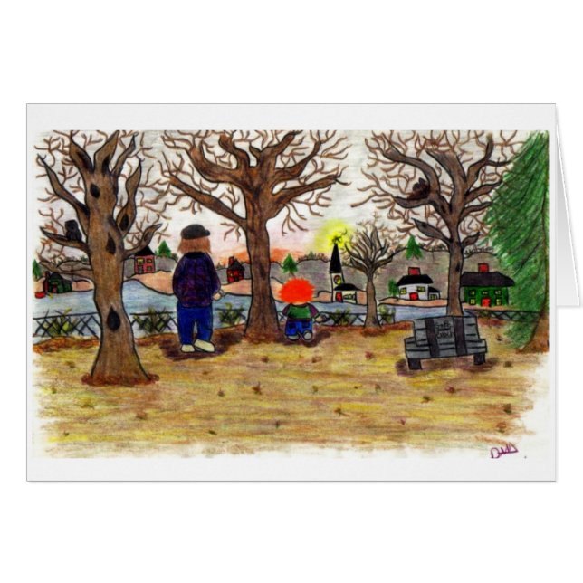 "Un paseo al atardecer" (Anverso (Horizontal))