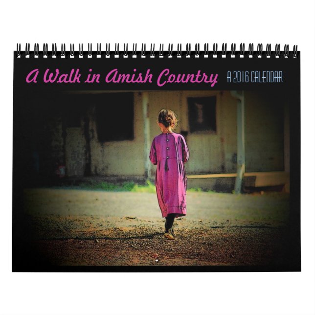 Un paseo en calendario del país de Amish (Tapa)
