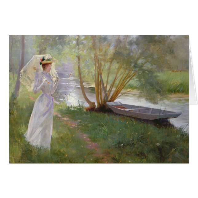 Un paseo por el río, 1890 (Anverso (Horizontal))