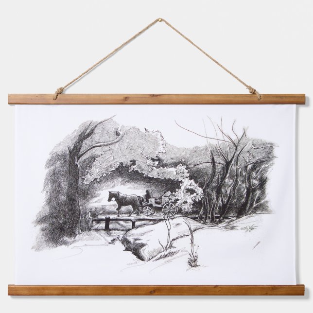 Un paseo por el tapiz colgante de Central Park (Anverso )