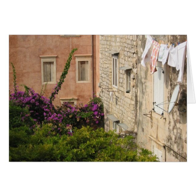 Un patio trasero en Dubrovnik (Anverso (Horizontal))