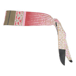 un patrón de cosido cruzado con fondo rojo