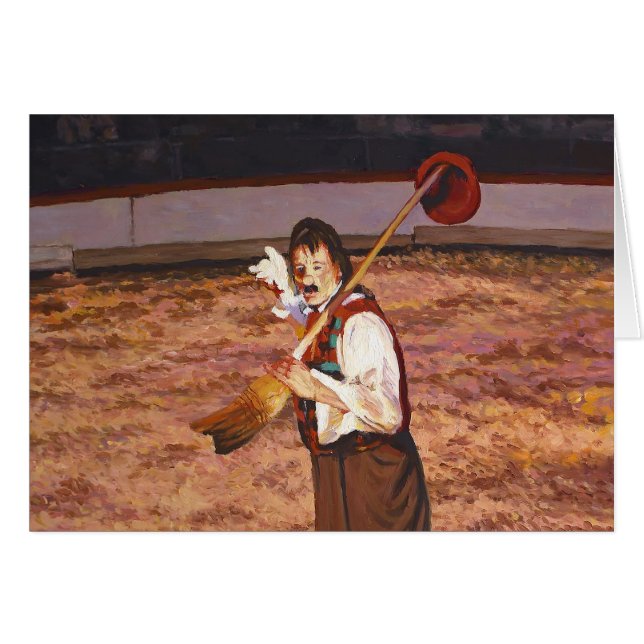 Un payaso raro de circo flora decanta a los niños (Anverso (Horizontal))