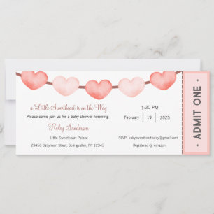 Un pequeño amor está en camino a la invitación