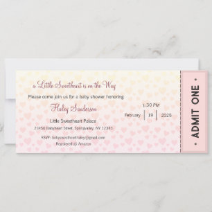 Un pequeño amor está en camino a la invitación