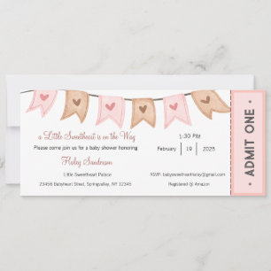 Un pequeño amor está en camino a la invitación