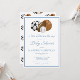 Un pequeño atleta está en camino de la invitación 