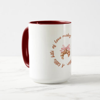 Un pequeño bocado de amor | Taza femenina adorable