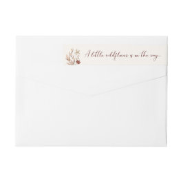 Un pequeño Chica de flores silvestres en Baby Show