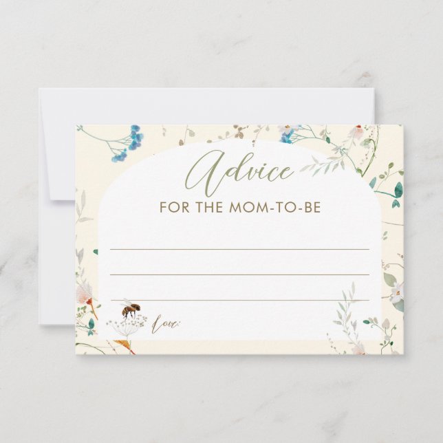 Un pequeño consejo de Baby Shower para mamá (Anverso)