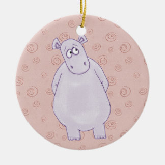 Un pequeño ornamento culpable del hipopótamo