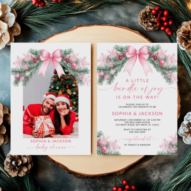 Un Pequeño Paquete De Alegría Invitación A Baby Sh (Subido por el creador)