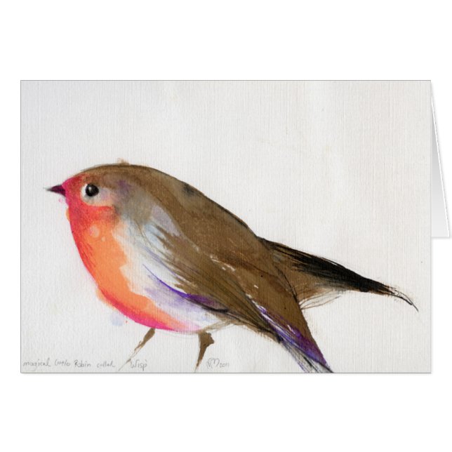 Un pequeño petirrojo mágico llamó a Wisp 2011 (Anverso (Horizontal))