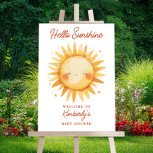 Un pequeño rayo de sol Boho Baby Shower Bienvenida