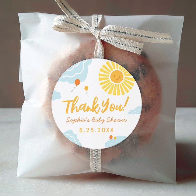 Un pequeño rayo de sol Pegatina de la ronda Baby S (Subido por el creador)