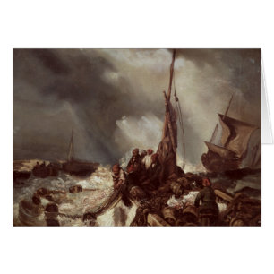 Un pescador que tira en una red, 1868