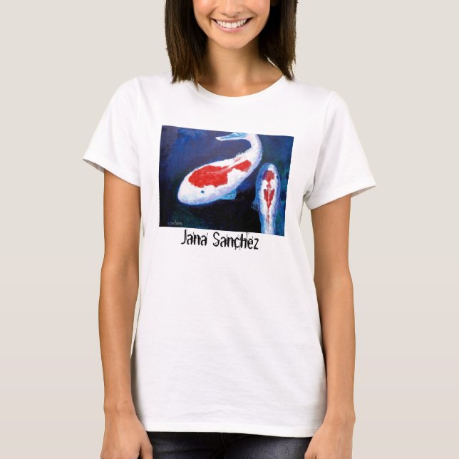 Un pez, dos camisetas de pescado (Anverso)