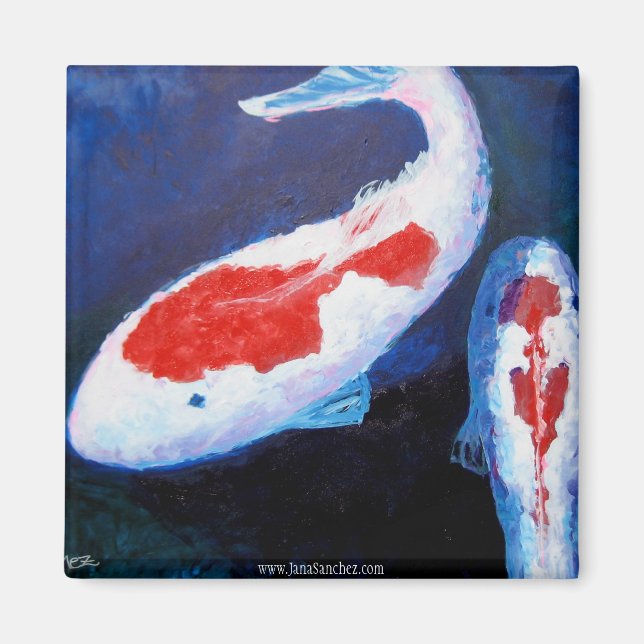 Un pez, dos imanes de peces (Frente)