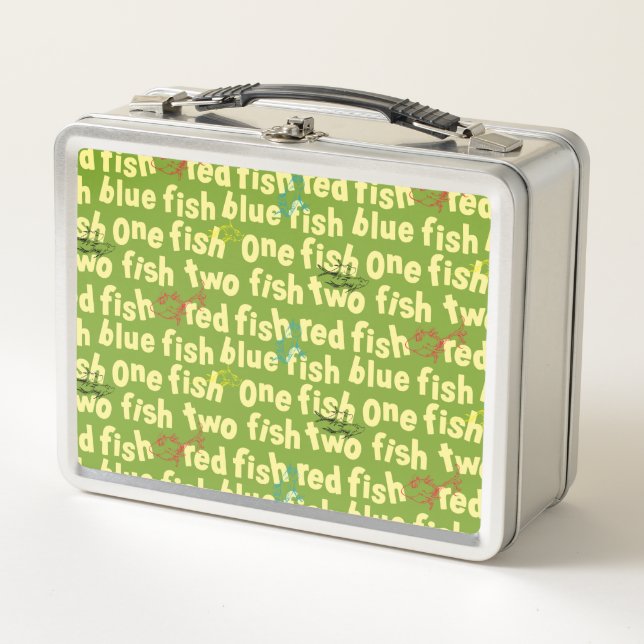 Un pez dos peces patrón tipográfico (Anverso)