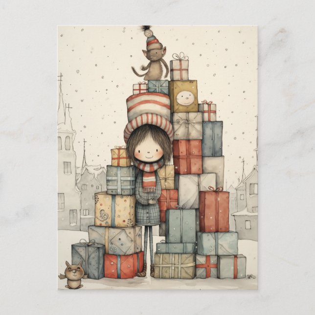 Un Pile De Regalos De Navidad (Anverso)