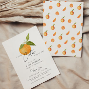 Un poco curas invitaciones a Naranjas de Baby Show