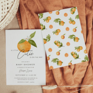 Un poco curas invitaciones a Naranjas de Baby Show