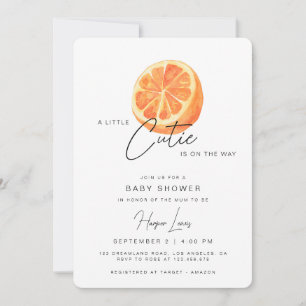 Un poco curas invitaciones a Naranjas de Baby Show