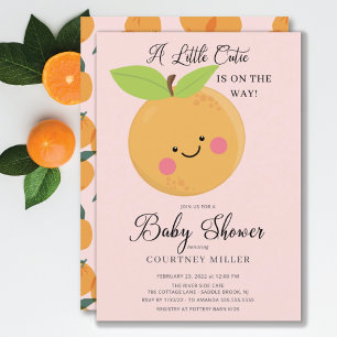 Un poco cursi invitación a Baby Shower