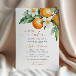 Un poco cursi invitación a Baby Shower