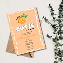 Un poco cursi invitación a Baby Shower