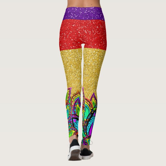Un poco de Bling Pop Fashion Leggings (Reverso)