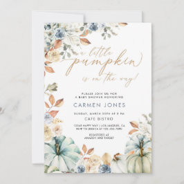 Un Poco De Calabaza En El Camino De La Invitación 