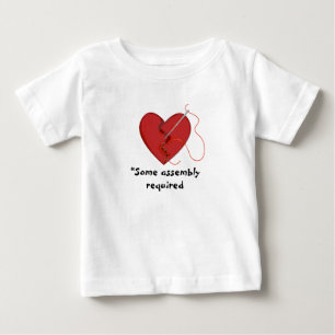 Un poco de camisa rizada corazón reparada