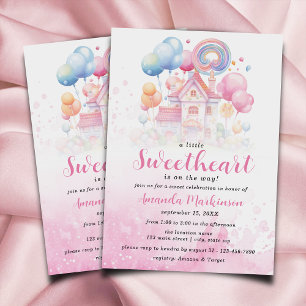 Un poco de cariño Candy Invitación de Baby Shower