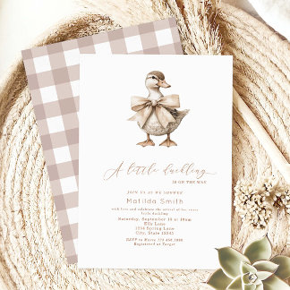 Un poco de incómoda invitación a Baby Shower