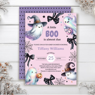 Un poco de invitación a Baby Shower Fantasma Cut