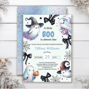Un poco de invitación a Baby Shower Fantasma Cut