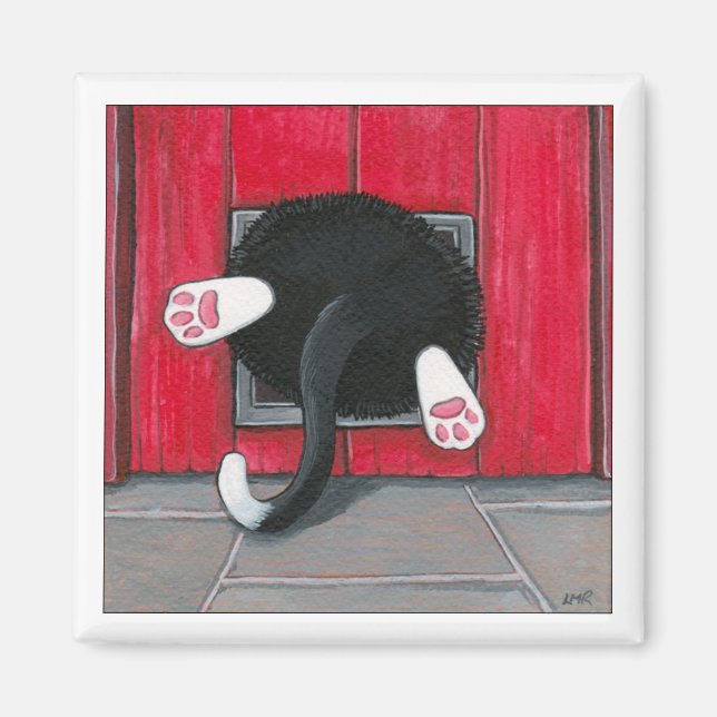 Un Poco De Un Imán De Gato Squeeze (Frente)