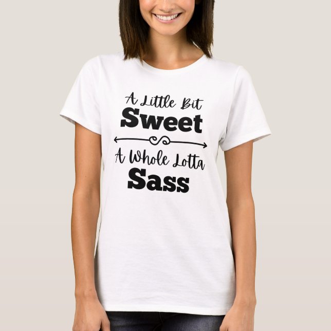 Un Poco Dulce Una Camiseta De Lotta Sass (Anverso)