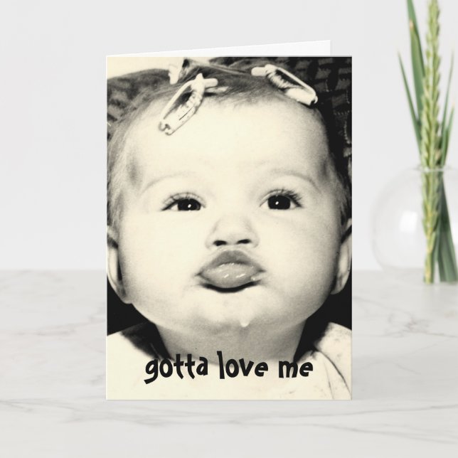 Un poco fotos viejas tristes de la tarjeta de (Anverso)